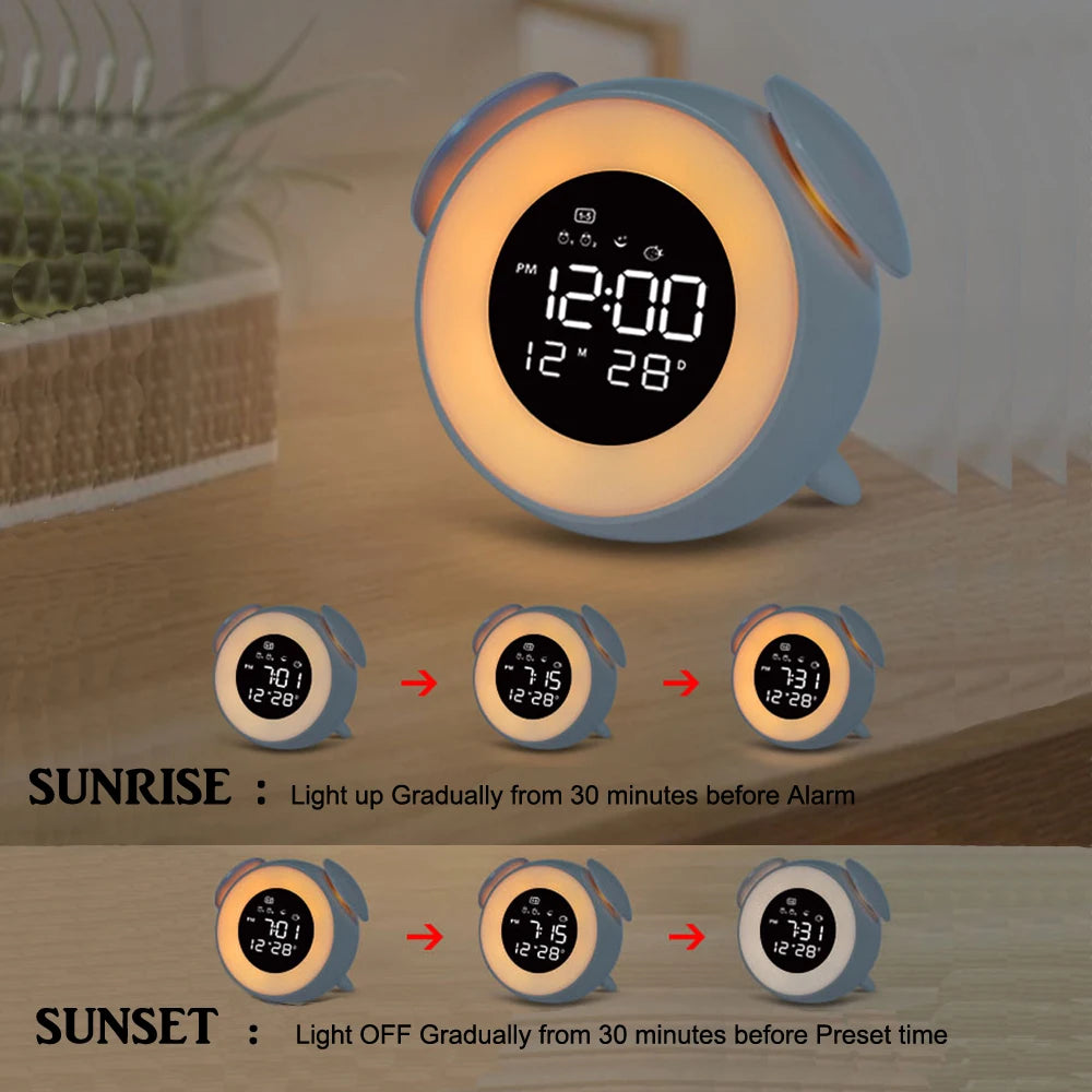 Réveil Simulation Lever/Coucher de Soleil