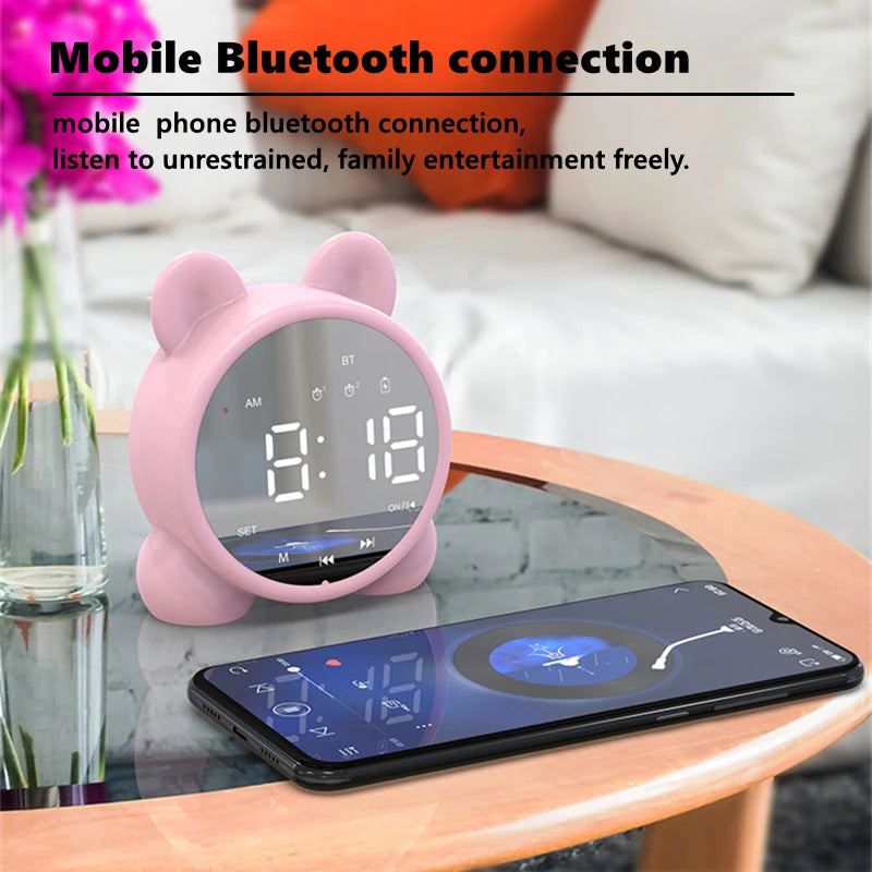 Réveil Miroir Bluetooth Chat