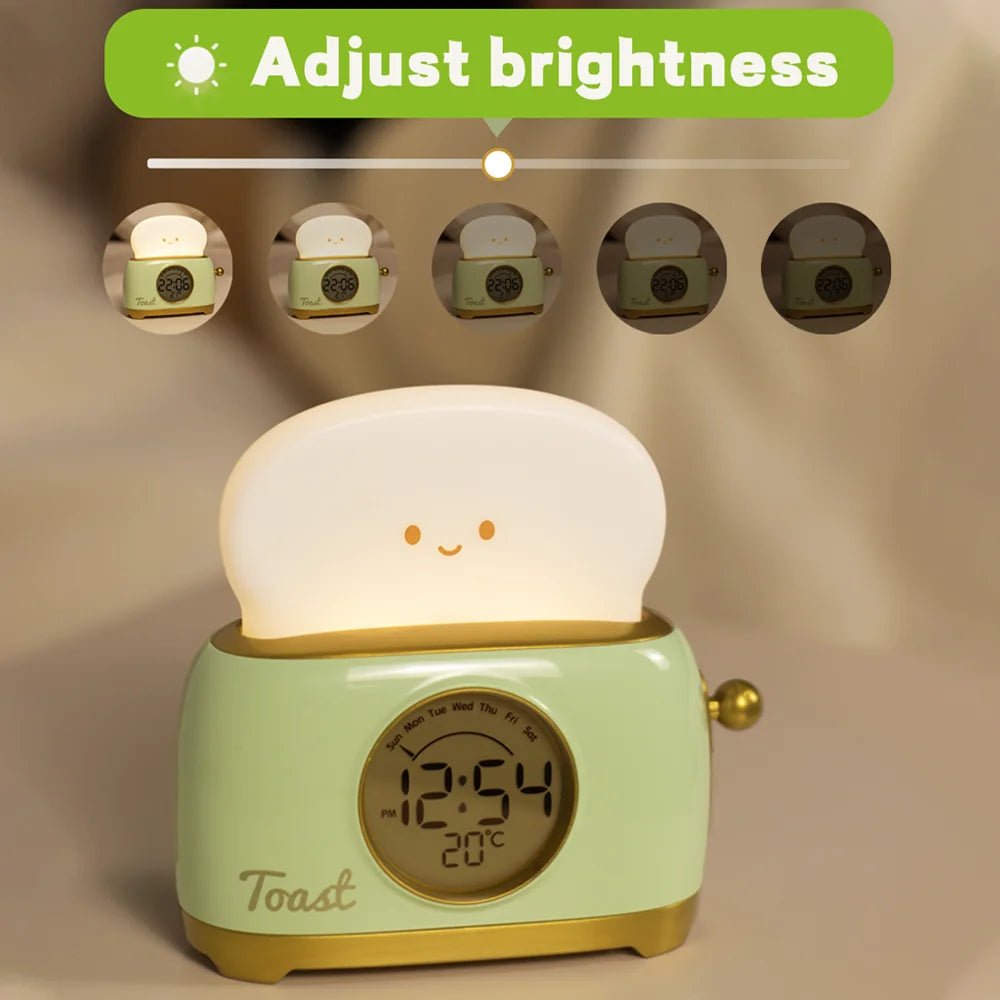 Réveil Enfant Toaster Veilleuse LED