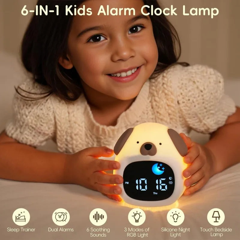 Réveil Enfant Chien Apprentissage du Sommeil