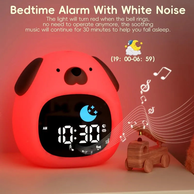 Réveil Enfant Chien Apprentissage du Sommeil