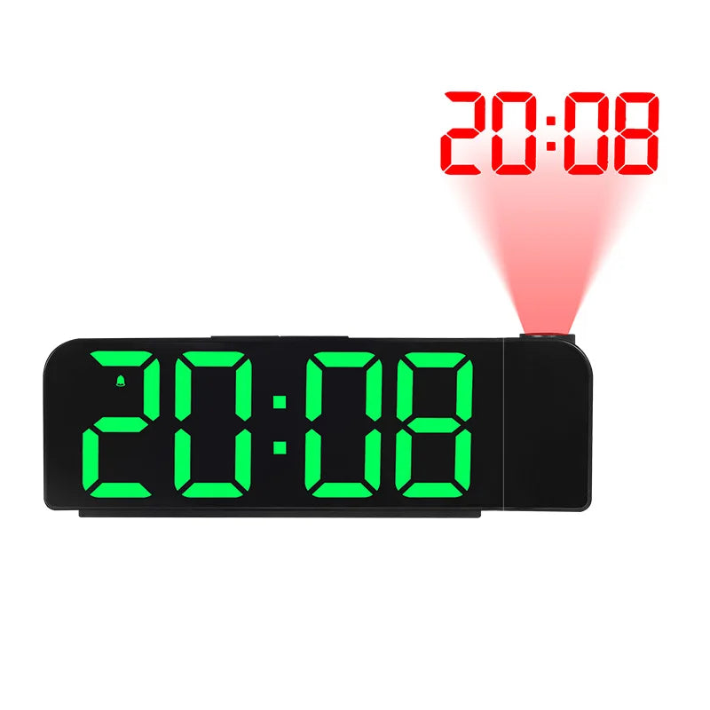 Réveil Digital à Projection 180° LED