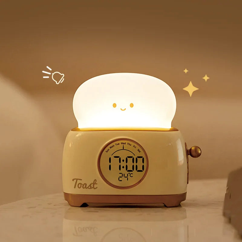 Réveil Enfant Toaster Veilleuse LED