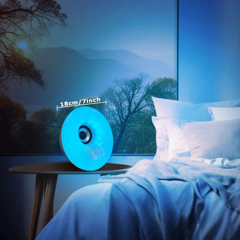 Réveil Lumineux Bluetooth à Simulation Lever de Soleil & Sons Naturels