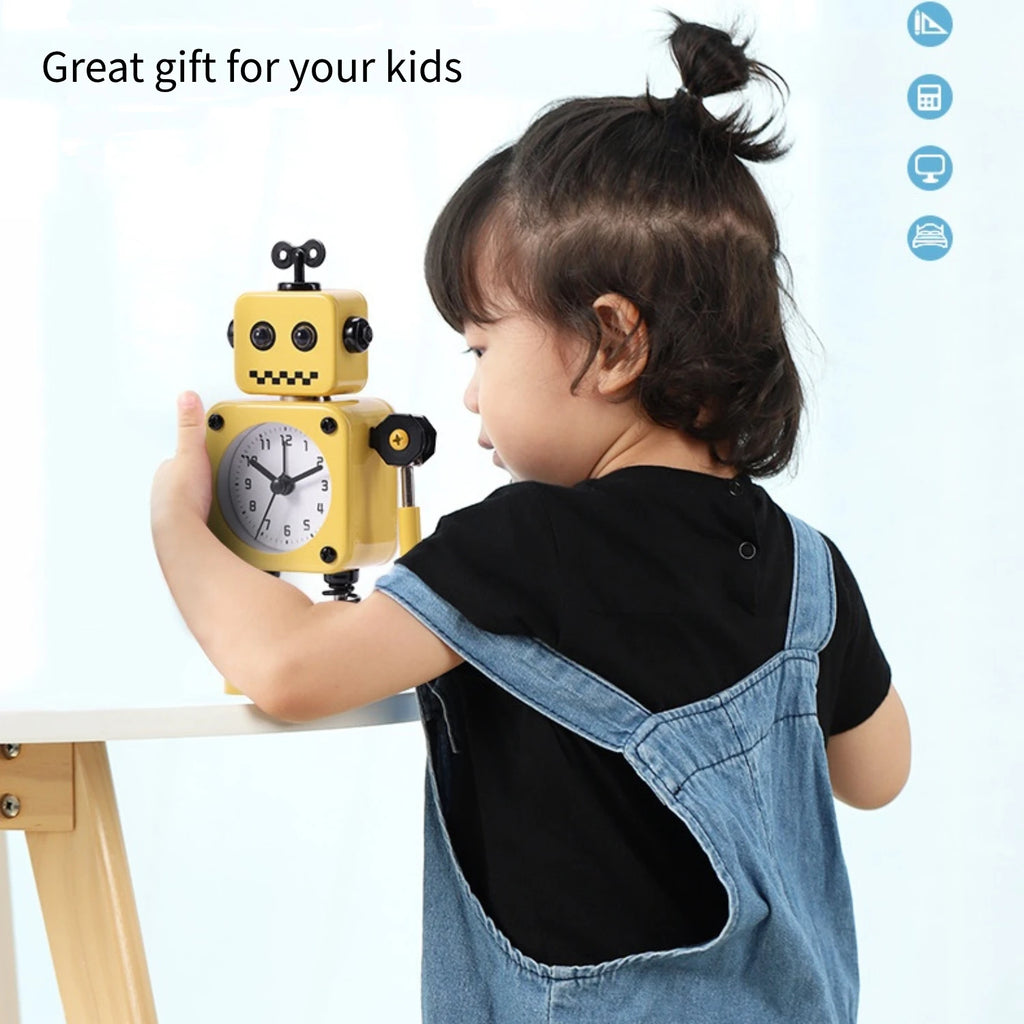 Réveil Robot Enfant Silencieux