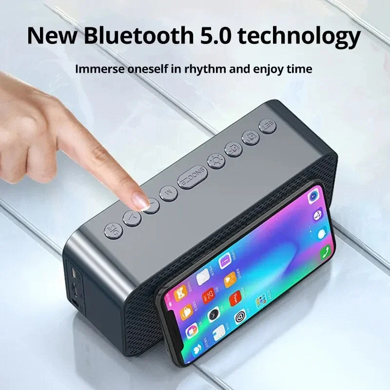 Réveil Digital LED Bluetooth Radio FM