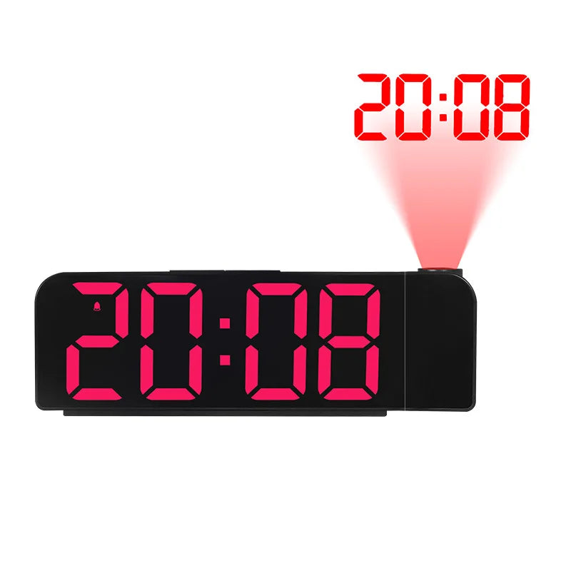 Réveil Digital à Projection 180° LED