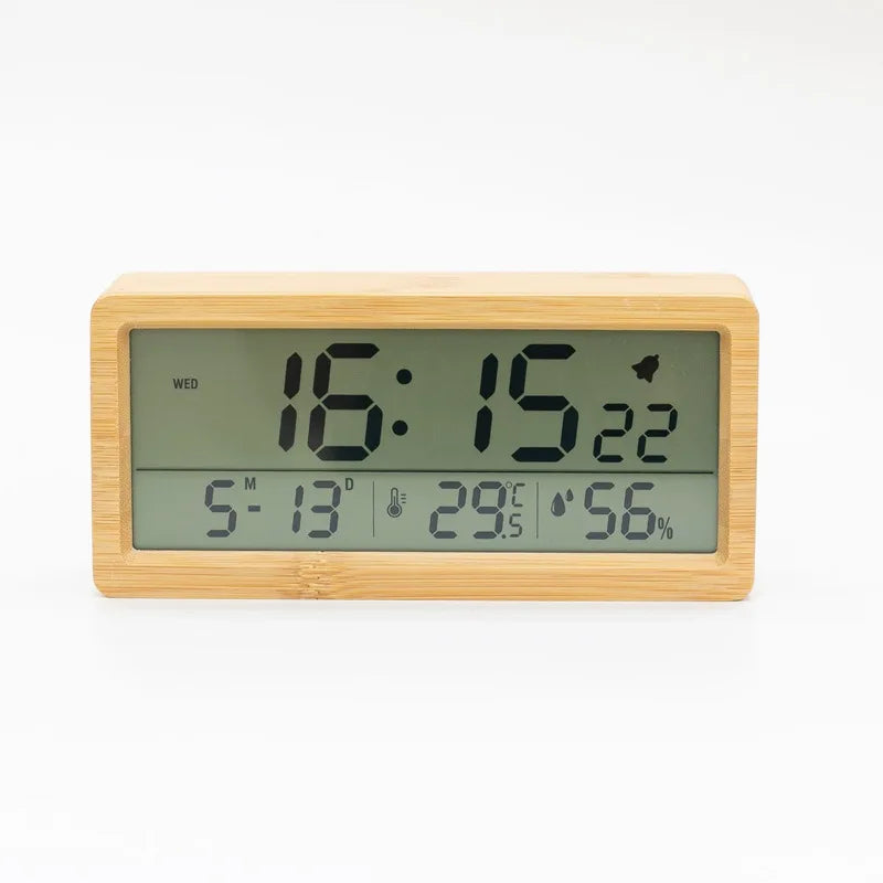 Réveil Digital en Bois