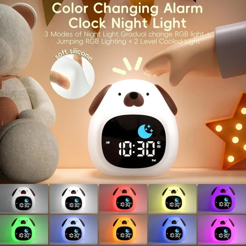Réveil Enfant Chien Apprentissage du Sommeil