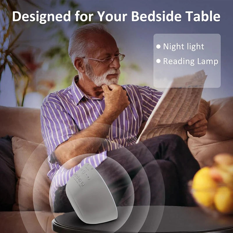 Réveil Lumineux Bluetooth à Simulation Lever de Soleil & Sons Naturels