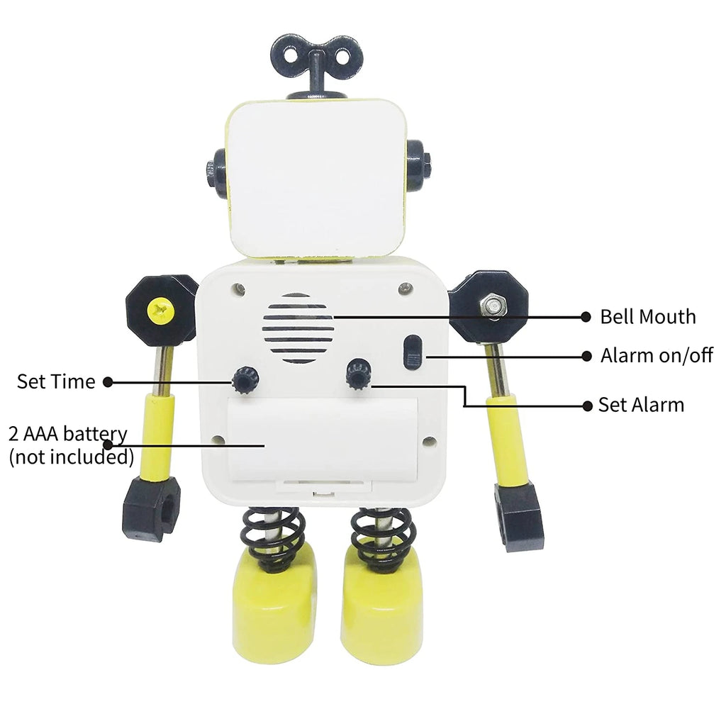 Réveil Robot Enfant Silencieux
