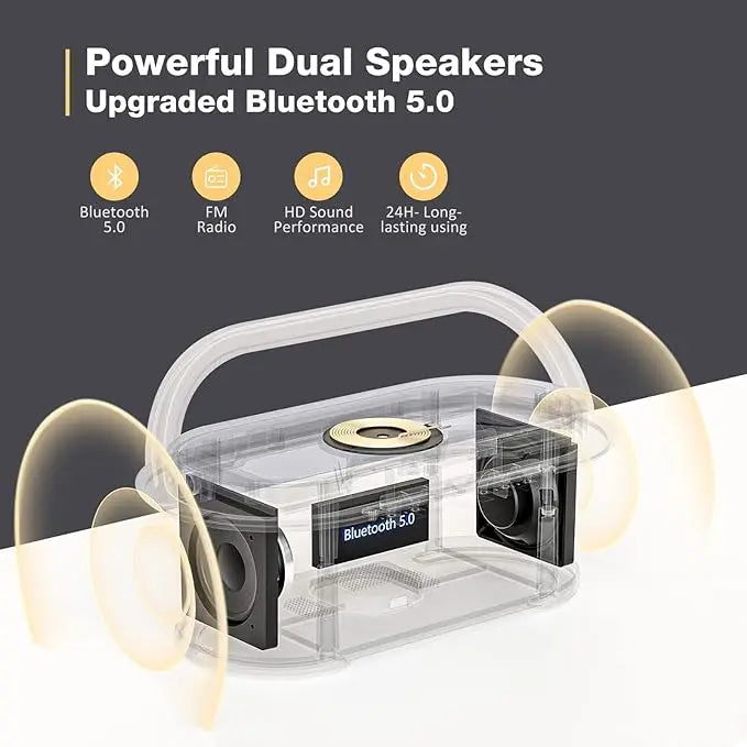 Réveil Bluetooth avec Chargeur Sans Fil