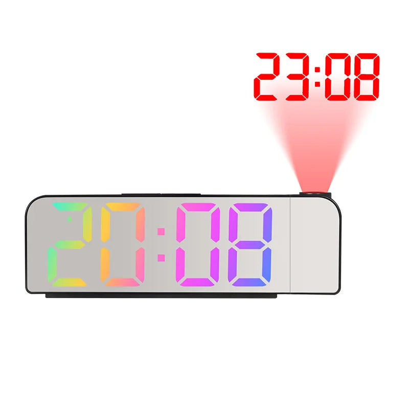 Réveil Digital à Projection 180° LED