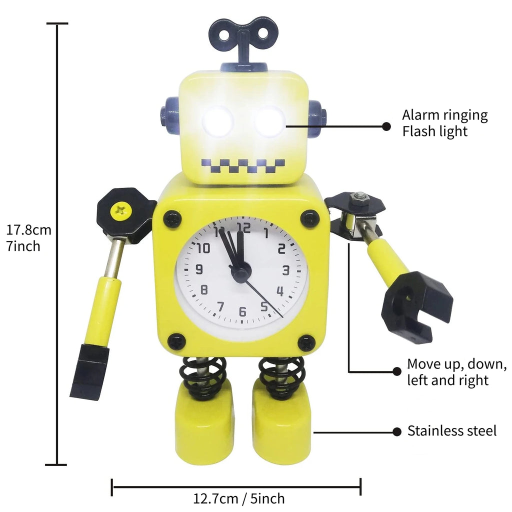 Réveil Robot Enfant Silencieux