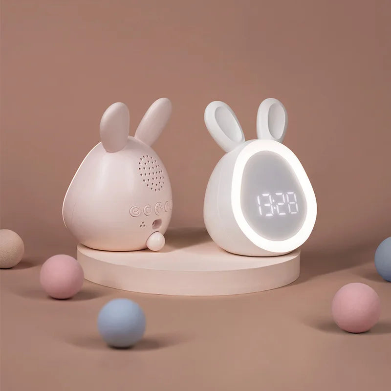 Mini Réveil Lapin LED Veilleuse Enfant