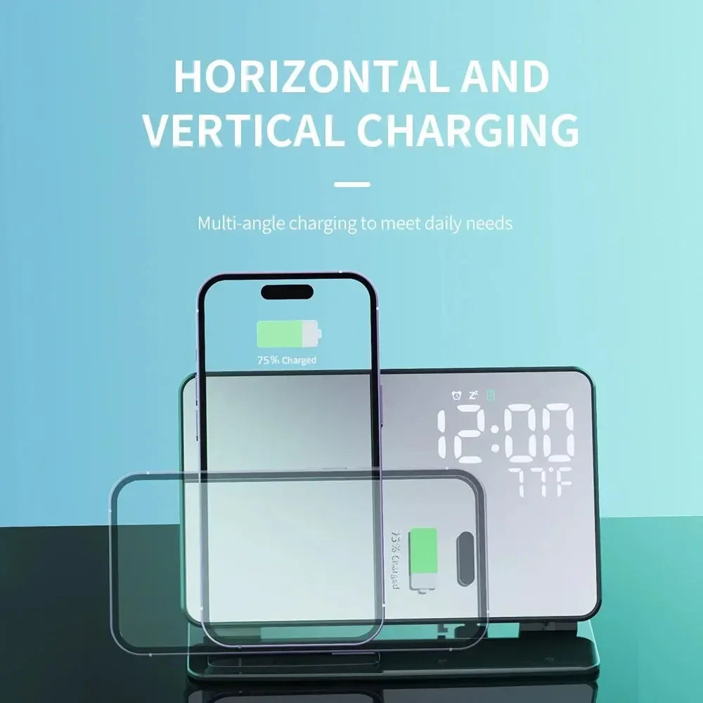 Réveil Station de Charge 4-en-1