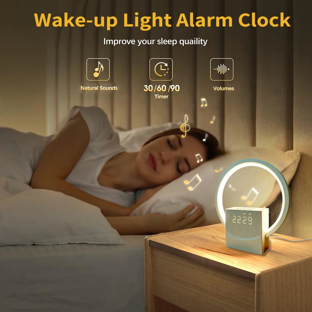 Réveil Simulateur d’Aube LED Bluetooth