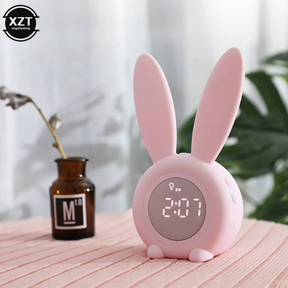 Réveil Lapin LED Rechargeable