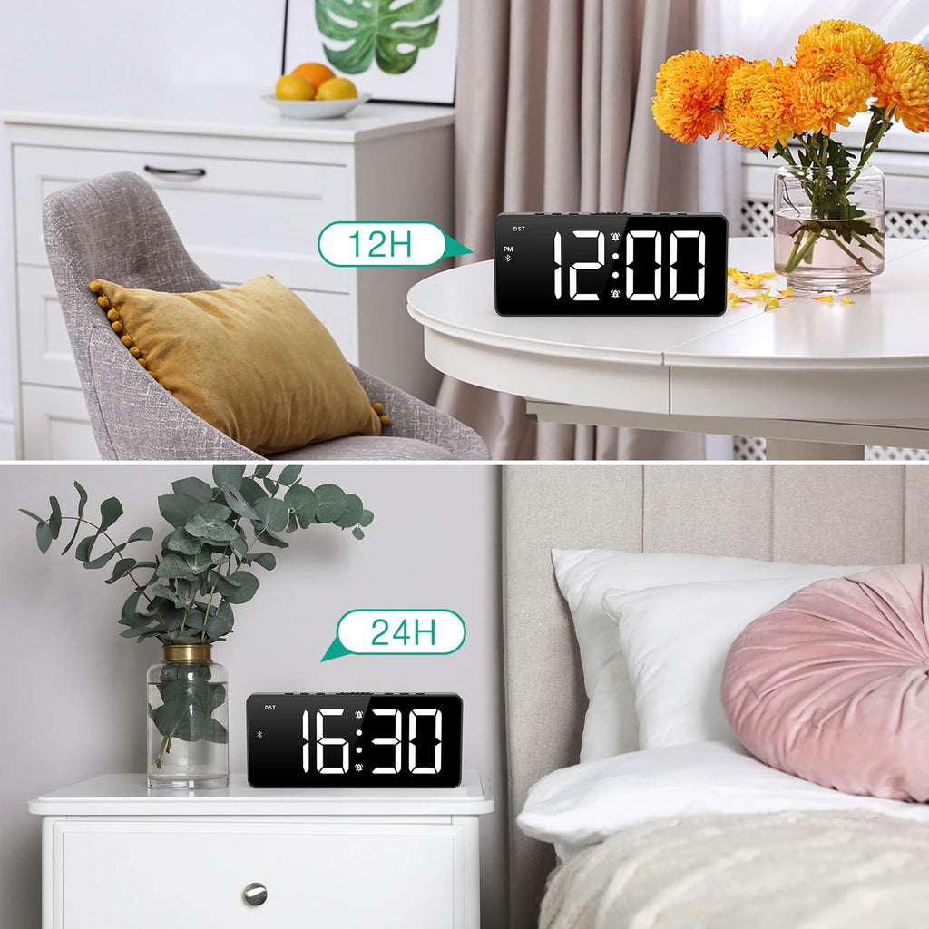 Réveil Digital LED Bluetooth