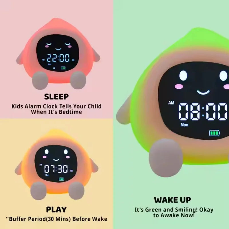 Réveil Enfant Fruit Veilleuse