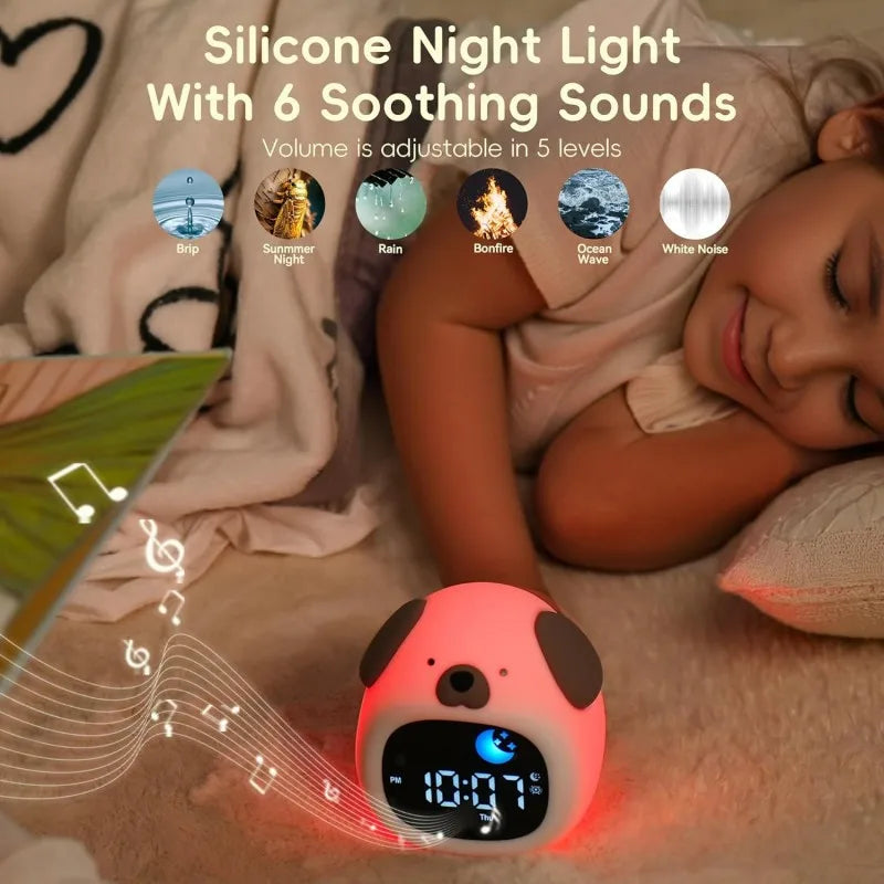 Réveil Enfant Chien Apprentissage du Sommeil