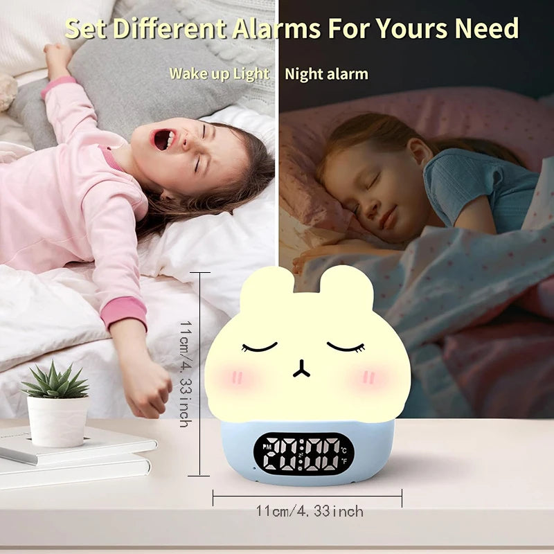 Réveil Enfant Lapin LED
