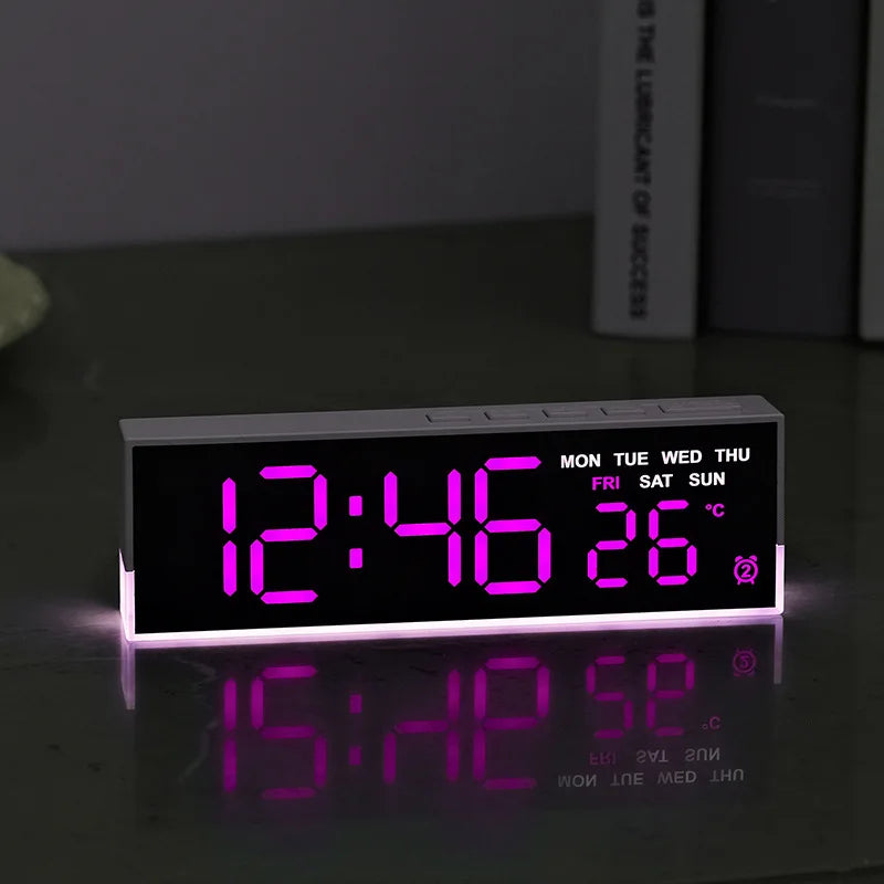 Réveil Digital LED Lumière Ambiante