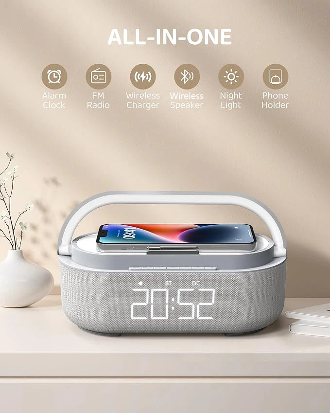 Réveil Bluetooth avec Chargeur Sans Fil