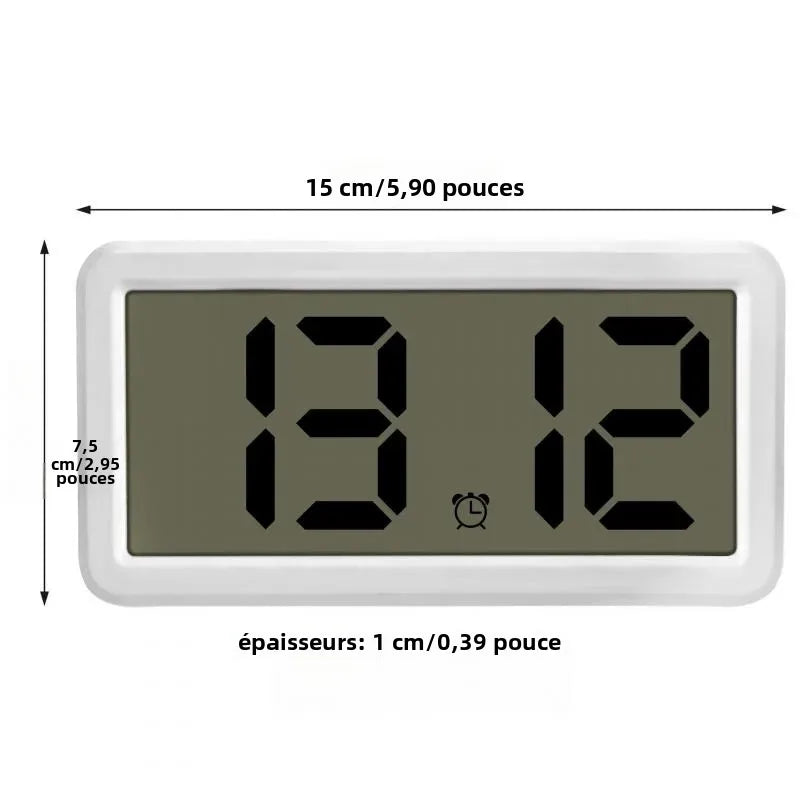 Réveil Numérique Silencieux Moderne LCD